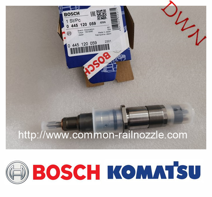 0445120059 Bosch Fuel Injector Assy Diesel For KOMATSU QSB6 SAA6D107E-1B